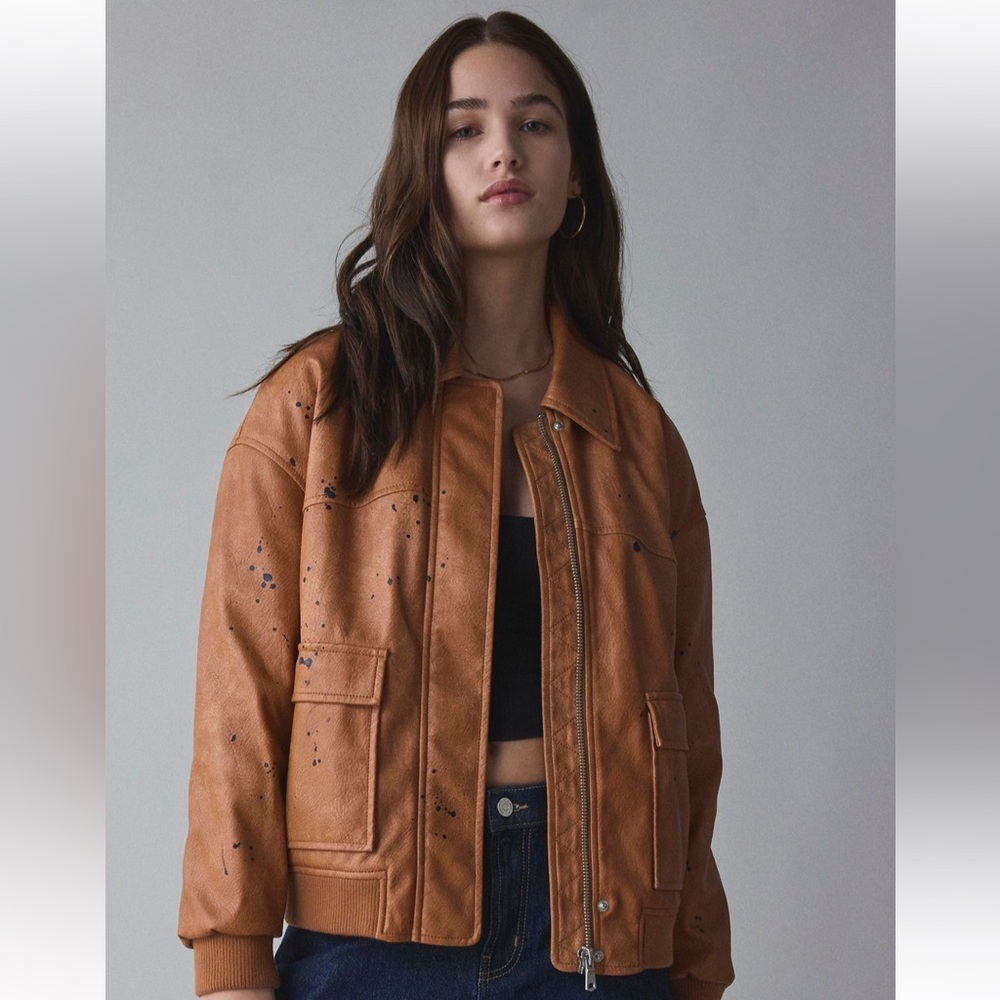 BDG NEW WITH TAGS Brown faux Leather Jacket